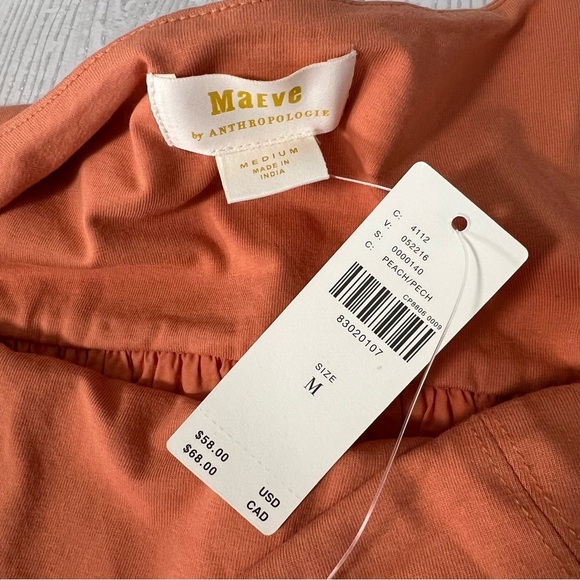 Maeve Anthropologie Ruffled Bubble-Hem Cropped Tank - Picture 3 of 10